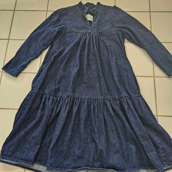Aliya Wanek Denim Dress - Picture 1 of 5